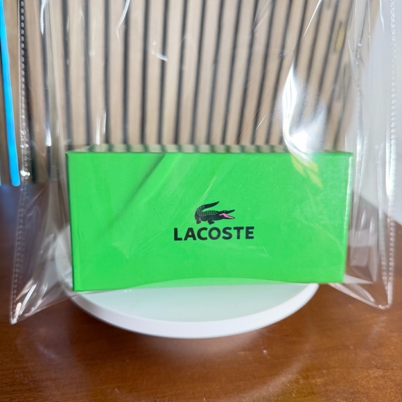 WOW🔥 LACOSTE🐊 17377 Light Brown Pilot Aviator Gold Brand Club Unisex Sunglasses. - Picture 16 of 16